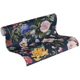 A.S. Création Jette Vliestapete Tapete tropisch floral natürlich 10,05 m x 0,53 m blau grün rot Made in Germany 373364