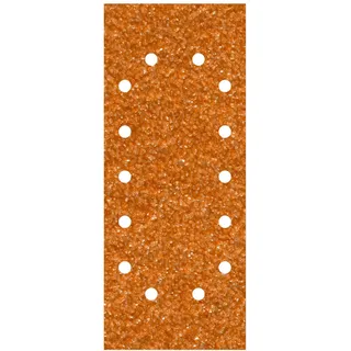 WOLFCRAFT 1982000 Schwingschleifpapier gelocht Körnung 80 (L x 280 mm I I 5er Pack, Korund I Ideal für Schwingschleifer I für Staubabsaugung