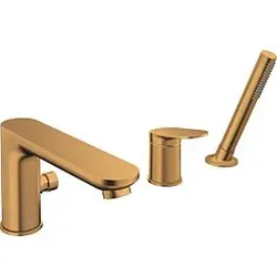 Duravit Wave 3-Loch-Wannenarmatur WA5260000004 Bronze gebürstet