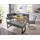 Home Affaire Eckbank HOME AFFAIRE "Oliver mit Metallgestell, Küchenbank", grau (grau, schwarz), B:180cm H:89cm T:140cm, Holzwerkstoff, Massivholz, Polyester, Sitzbänke, Eckbank, verschiedene Bezüge Cord Esszimmerbank OTTOs Choice