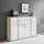 MID.YOU Office Edition Aktenschrank 172,6 x 113,6 x 33,0 cm Weiß