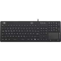 Renkforce iM-IKB110-BK Tastatur 3 St.