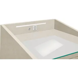 ed exciting design Nachtschrank Moon 47 x 46 x 61 cm Beige