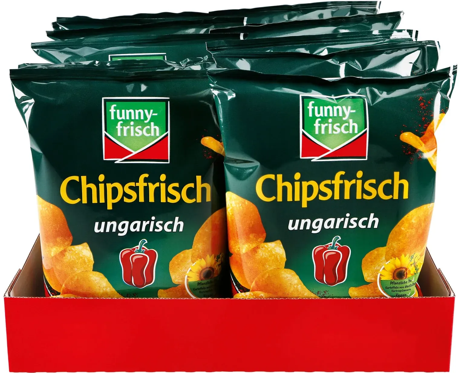 funny-frisch Chipsfrisch Ungarisch 40 g, 12er Pack