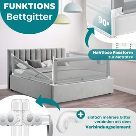 Kesser Bettschutzgitter Reise 72-96 cm Silber