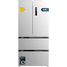 Cecotec Bolero CoolMarket FD 436 Amerikanischer Kühlschrank Inox
