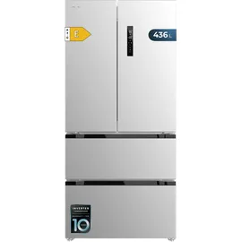Cecotec Bolero CoolMarket FD 436 Amerikanischer Kühlschrank Inox