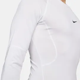 Nike Pro Men's Dri-FIT Fitness-Longsleeve Herren White/Black S