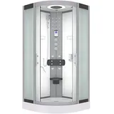 AcquaVapore Komplettdusche Duschkabine Fertigdusche Dusche D58-00M1 80x80 cm ohne 2K Scheiben Versiegelung