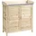 Outsunny Gartenschrank Holz Geräteschrank Schrank mit 2 Einlegeböden Natur 83 x 40 x 92 cm