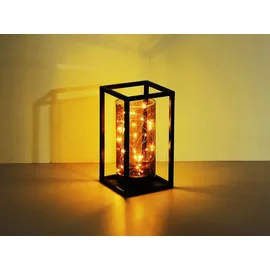 GLOBO LED Solarleuchte 25 cm schwarz