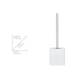 Wenko WC-Garnitur Hexa weiß Stein, 1 St.