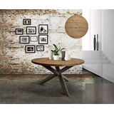 JVmoebel Esstisch Esszimmer Rund Esstisch Holz Runden Küchentisch Stil Modern Braun (1-St., 1x Rund Esstisch), Made in Europa braun