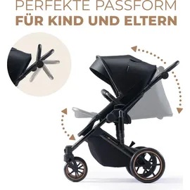 Kinderkraft Prime 2 2in1 Venezian Black, Schwarz