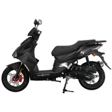 Alpha Motors Motorroller Mustang FI 50 ccm 45 kmh EURO 5 mattschwarz