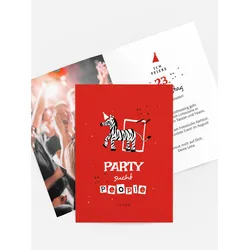 Einladungen Geburtstag selbst gestalten mit Spruch und Fotos im Onlinedesigner bei Meine-Kartenmanufaktur.de