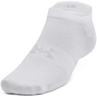 Under Armour Essential No Show 6pk Socken, Weiß, L