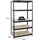 Proregal Schwerlastregal Metall 180x100x60 cm Schwarz