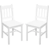 HOMCOM 2er Set Küchenstuhl mit Rückenlehne