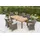 Merxx Toskana Set 13-tlg. Tisch 185 x 90 cm grau