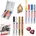 Glanzlackmarker 8 St. Schwarz/Blau/Gelb/Pink/Hell-Blau/Weiß/Grau/Gold/Silber