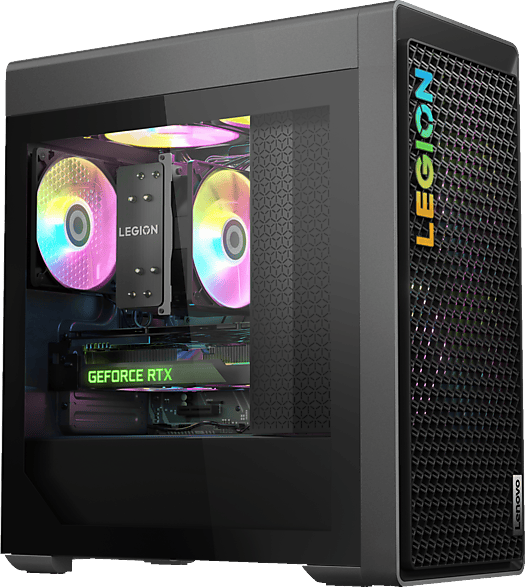 LENOVO Legion Tower 5, Gaming-Desktop mit AMD RyzenTM 7 7700 Prozessor, 16 GB RAM, 1 TB SSD, NVIDIA, GeForce RTXTM 4060, Windows
