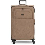 Redolz Essentials 12 LARGE 4 Rollen Trolley 79 cm mit Dehnfalte coffee