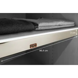 Wiemann LED Unterbauleuchte WIEMANN "Split", silber (silberfarben), B:96,4cm H:3cm, Leuchten