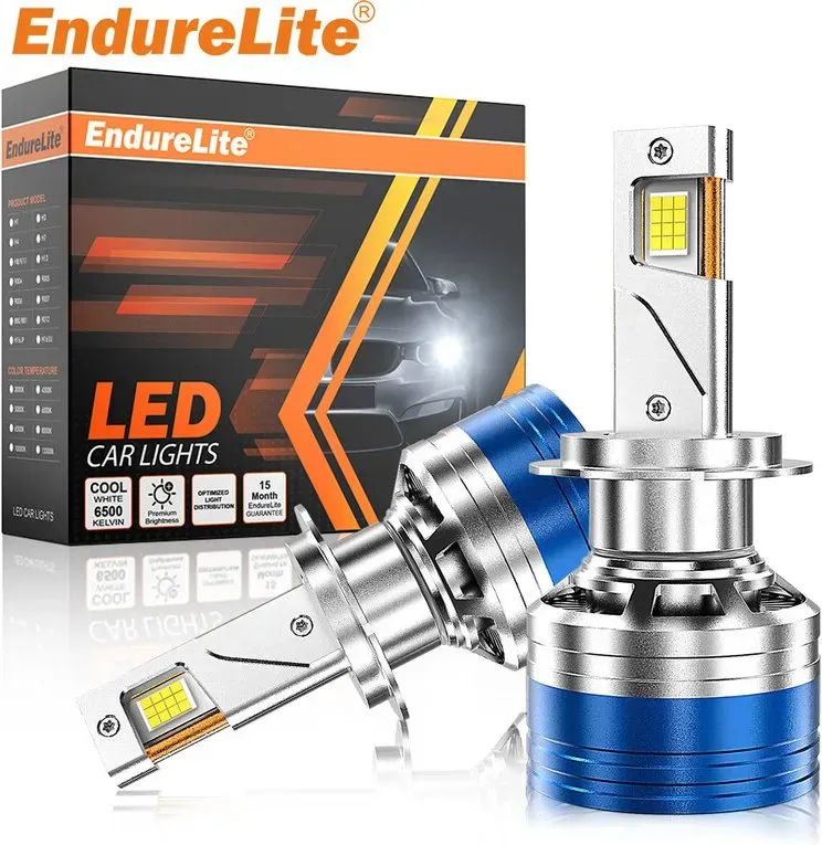 ENdureLite 9006/HB4 LED-Lampen, 6000 K Kaltweiß, Nebellicht-Lampen, 1:1-Design mit Lüfter, Plug & Play, 2er-Pack