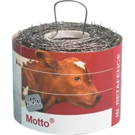 BETAFENCE Stahlstacheldraht-Motto- Zincalu 100 m