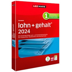 LEXWARE lohn+gehalt 2024 Software Vollversion (PKC)