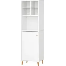 MÖBELPARTNER Serie 500 Büroschrank 50,9 x 41,0 x 168,7 cm weiß