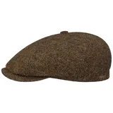 Stetson Flat Cap (1-St) Schirmmütze mit Schirm beige|braun 62 cm