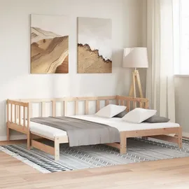 vidaXL Tagesbett 90 x 200 cm Braun