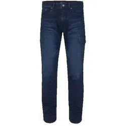 Jeans mit Schenkeltasche 1494-1298, Größe 34/36 - blau - 34/36