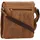 GREENBURRY Vintage Umhängetasche Leder 23 cm braun