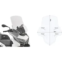 GIVI Windschutzscheibe für Motorrad Bmw C 400 Gt 19-24 Clear