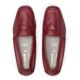 VITAFORM Mokassin Damen Dunkelrot 37