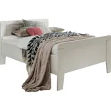 Wiemann Holzbett Bern, 4-fach Liegehöhenverstellung weiß 129 cm x 207 cm x 88 cm