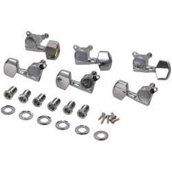Kluson MS33C Roundbacks 3L3R 45 Grad Chrom - Mechanik