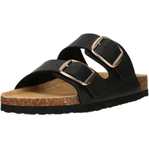 NOU Sandale NOU "Bundao", Damen, Gr. 40, schwarz, Lederimitat, Schuhe Sandale, atmungsaktiv