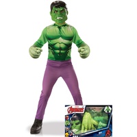 Hulk-Kinderkostüm in Geschenkbox Marvel-Lizenz grün - 116/128 (7-8 Jahre)