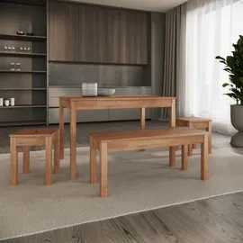 Krok Wood Esstisch Tomas aus Massivholz Buche 75 x 50 x 75 cm