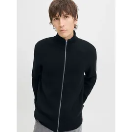 JACK & JONES Strickjacke JJEPERFECT KNIT ZIP CARDIGAN SN blau M (50)