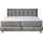 Home Affaire Boxspringbett HOME AFFAIRE "Salo", grau (hellgrau), B:194cm L:211cm, Struktur (100% Polyester);Bezug der Spiegelfläche Matratzendrell aus 100% Polyester;Samtoptik (100% Polyester), Komplettbetten, Boxspringbett, incl.