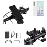 K-S-Trade Smartphone-Halterung für Samsung Galaxy F56 5G, (Handyhalterung das Fahrrad Halter Lenkstange Fahrradhalterung) schwarz