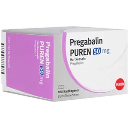 Pregabalin Puren 50 mg Hartkapseln 100 St