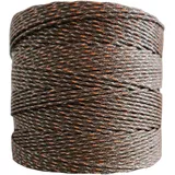 ZGM Weidezaunlitze Premium 400 m braun/orange