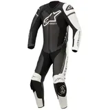 Alpinestars Gp Force Phantom Lederkombi - Black / White / Metallic Grey - 54