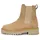 Marc O'Polo Marc OߴPolo Damen Chelsea Boots aus Leder mit Profilsohle, Braun (Light Pure Sand), 40